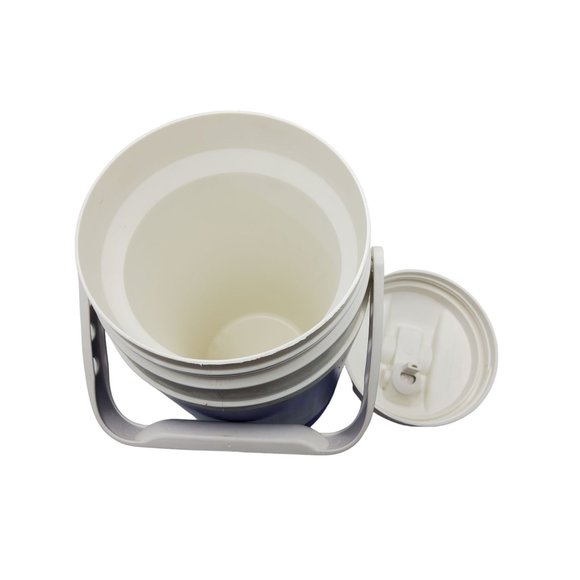 vintage igloo blue 1/2 gal hot/cold drink travel cooler - Picture 5 of 5